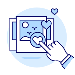 Image Love Select 1 Illustration from UX Duotone Set