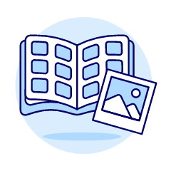 Photobook Illustration from UX Duotone Set