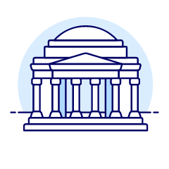 Jefferson Memorial Illustration from UX Duotone Set