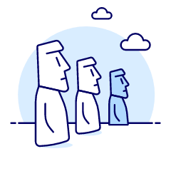 Moai Illustration from UX Duotone Set