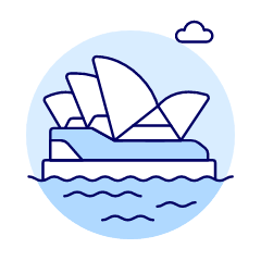 Opera House Illustration from UX Duotone Set