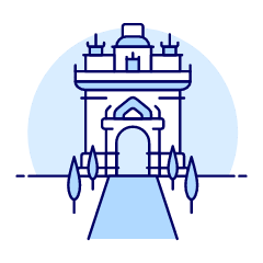 Patuxai Illustration from UX Duotone Set