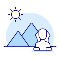 Pyramid SPHINX Illustration from UX Duotone Set