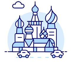 Saint Basil Cathedral Illustration from UX Duotone Set