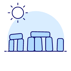 Stonehenge Illustration from UX Duotone Set