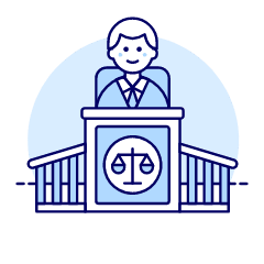 Judge 2 1 Illustration from UX Duotone Set