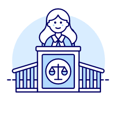 Judge 2 2 Illustration from UX Duotone Set