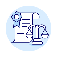 Judicial Document Illustration from UX Duotone Set