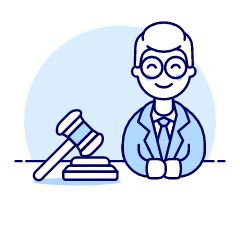 Lawyer Gavel 1 Illustration from UX Duotone Set