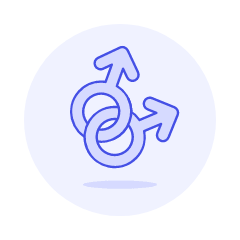 Pride Homosexual Symbol Illustration from UX Duotone Set
