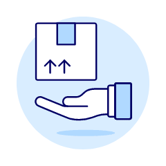 Package Hand 1 Illustration from UX Duotone Set