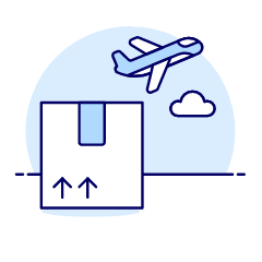 Cargo Plane Illustration from UX Duotone Set