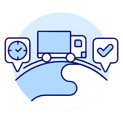Global Shipping Illustration from UX Duotone Set