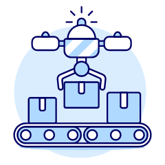 Industry Robot 1 Illustration from UX Duotone Set