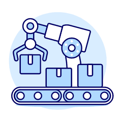 Industry Robot 2 Illustration from UX Duotone Set