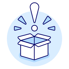 Package Attention Illustration from UX Duotone Set