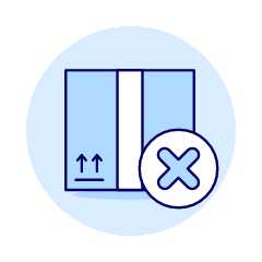 Package Denied Illustration from UX Duotone Set