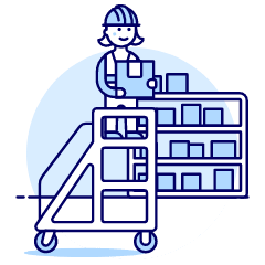 Package Worker 4 Illustration from UX Duotone Set