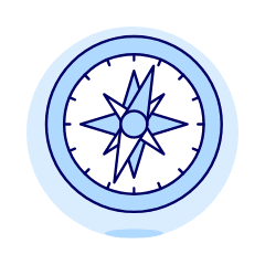 Compass 2 Illustration from UX Duotone Set