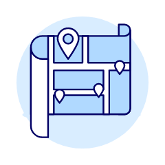 Pin On Map 2 Illustration from UX Duotone Set