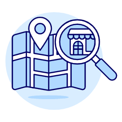 Search Location 1 Illustration from UX Duotone Set