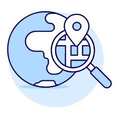 Search Location 2 Illustration from UX Duotone Set