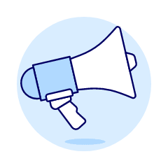 Megaphone 1 Illustration from UX Duotone Set