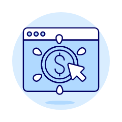 Click Revenue Browser 1 Illustration from UX Duotone Set