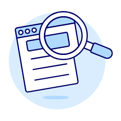 SEO Document Illustration from UX Duotone Set