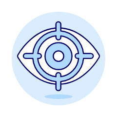 View Count Target Illustration from UX Duotone Set
