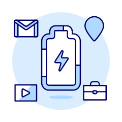 Batter Usage Illustration from UX Duotone Set