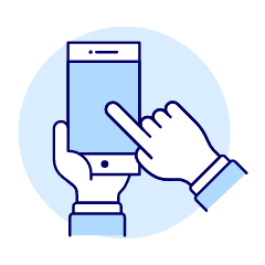 Touch Screen 1 Illustration from UX Duotone Set