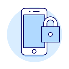 Locked Phone 2 Illustration from UX Duotone Set