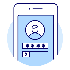 Phone User Security 2 Illustration from UX Duotone Set