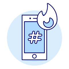 Hot Trend 1 Illustration from UX Duotone Set