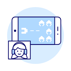 Game Casting 4 Illustration from UX Duotone Set