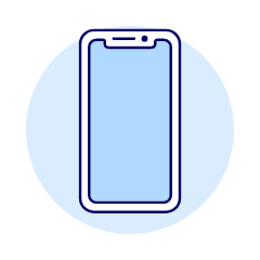 Mobile Phone 1 Illustration from UX Duotone Set