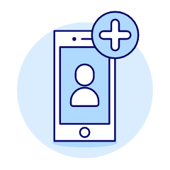 Adding Contact Illustration from UX Duotone Set