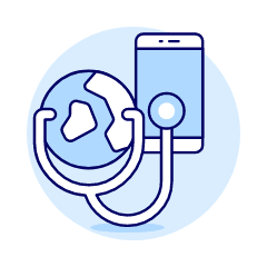 Exa Ine Phone Illustration from UX Duotone Set