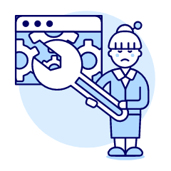 Program Fixing 5 Illustration from UX Duotone Set