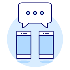 Chatting 4 Illustration from UX Duotone Set