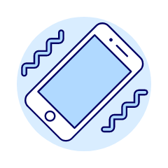 Vibrate Notification Illustration from UX Duotone Set