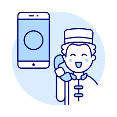 Auto Attendant 3 Illustration from UX Duotone Set