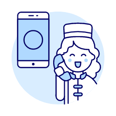 Auto Attendant 6 Illustration from UX Duotone Set