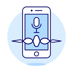 Siri Illustration from UX Duotone Set