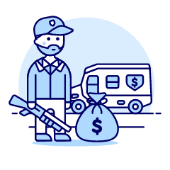 Money Guard 1 Illustration from UX Duotone Set