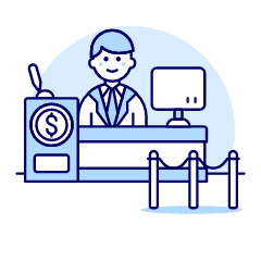 Bank Service 1 Illustration from UX Duotone Set