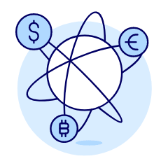 Currencies World Illustration from UX Duotone Set