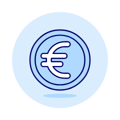 Euro Illustration from UX Duotone Set