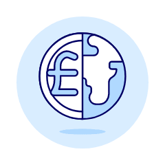 Pound World Illustration from UX Duotone Set